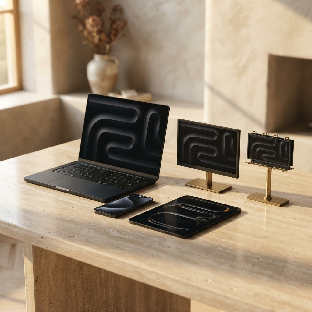 Laptop, smartphone, tablet e impianti pubblicitari sulla stessa scena: campagne integrate crossmediali